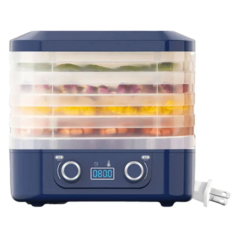 5 Layers Fruit Dryer Electric Meat Grinder Drying Machine for Vegetable Fruit 48 Hours Long Lasting Thermostatic Food Dehydrator