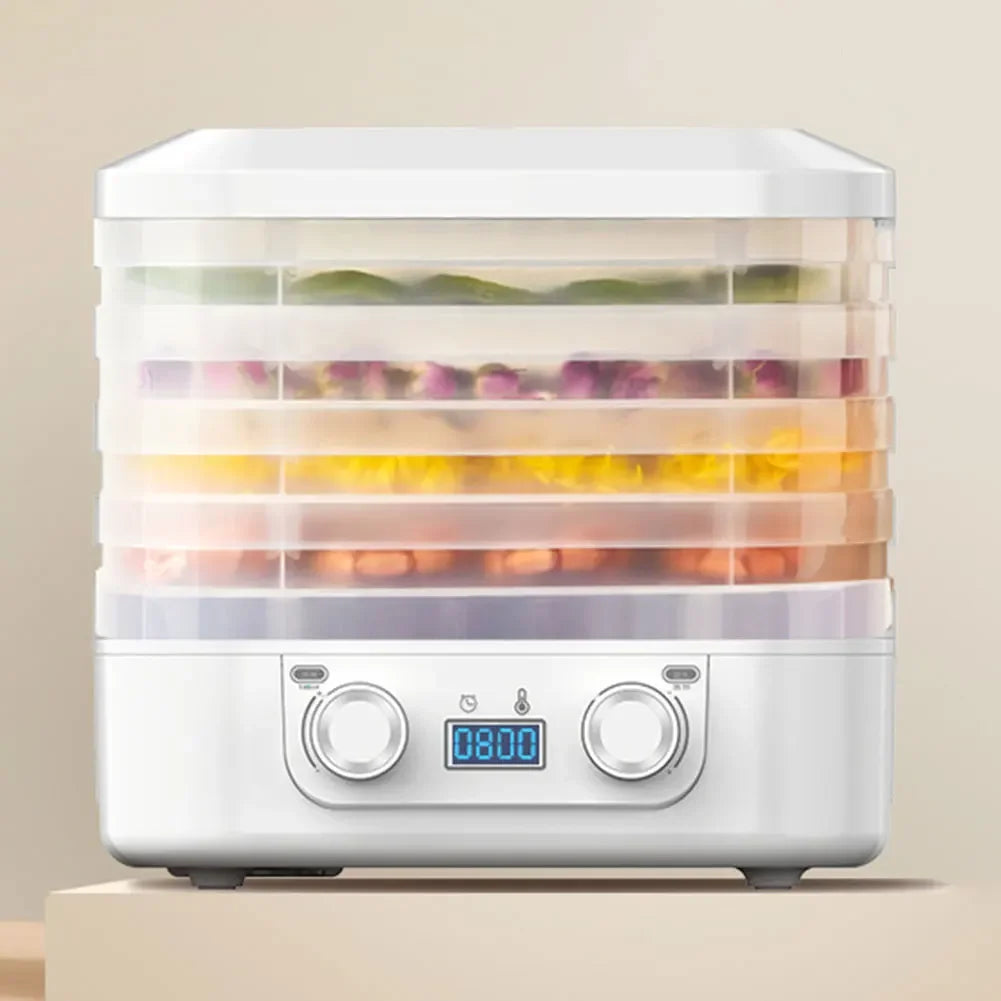5 Layers Fruit Dryer Electric Meat Grinder Drying Machine for Vegetable Fruit 48 Hours Long Lasting Thermostatic Food Dehydrator