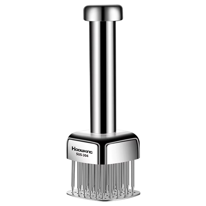 304 Stainless Steel Meat Hammer Needle Steak Tender Needle Pork Chop Loose Meat Needle Hammer Stainless Steel Hole Piercer