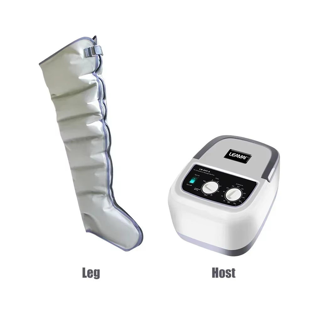 Leg Massager Air Compression Massage Electric Arm Waist Foot Thighs Calves Massage Circulation Pressure 6 Airbag Loop Kneading