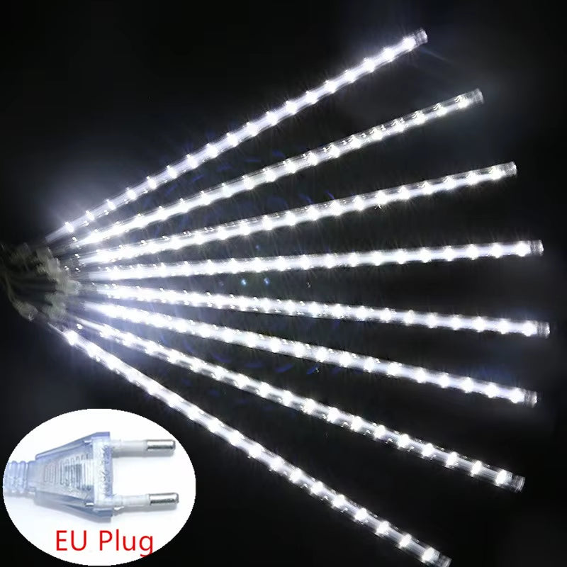 Christmas LED Meteor Garland Festoon Holiday Strip Light Outdoor Waterproof Fairy String Lights for Street Decoration