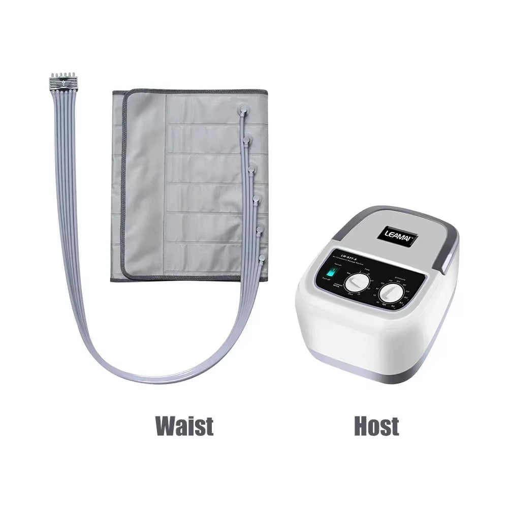 Leg Massager Air Compression Massage Electric Arm Waist Foot Thighs Calves Massage Circulation Pressure 6 Airbag Loop Kneading