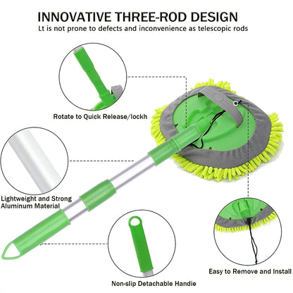 Car Wash Kit- Car Interior Detailing Kit, Car Cleaning Kit, Microfiber Car Wash Brush, Microfiber Towels