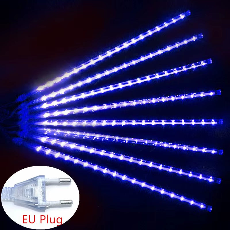 Christmas LED Meteor Garland Festoon Holiday Strip Light Outdoor Waterproof Fairy String Lights for Street Decoration
