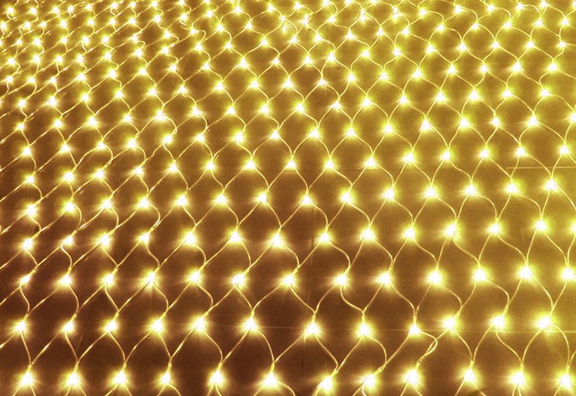 Christmas Led Lights String Lights Outdoor Waterproof Fishnet Lights Full of Stars Paved Holiday Lights Wedding Ins Decorative Lights