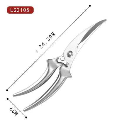 Multifunctional Kitchen Scissors Stainless Steel Cutting Knife for Fish Chicken Bone Cooking Chef Device Gadget Tool Accessories