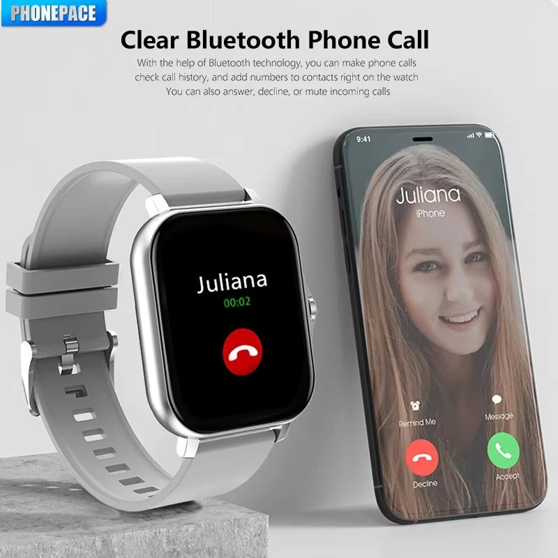 Y13 Smart Watch with Call Function Fitness Tracker Heart Rate Monitor Alarm Clock for Outdoor Sports Monitoring