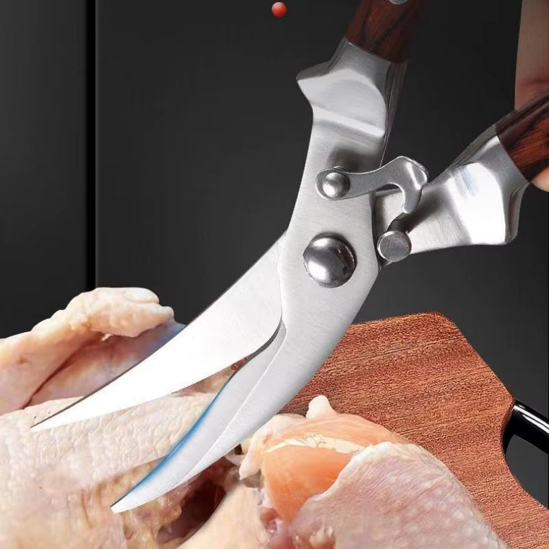 Multifunctional Kitchen Scissors Stainless Steel Cutting Knife for Fish Chicken Bone Cooking Chef Device Gadget Tool Accessories