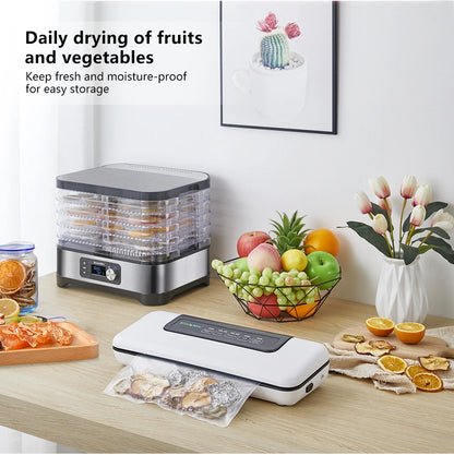 BPA FREE 5 Trays Food Dryer Dehydrator with Digital Timer and Temperature Control for Fruit Vegetable Meat Beef Jerky