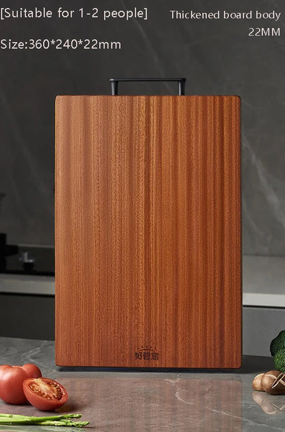 Wood Cutting Board Hickened Ebony Cutting Board Antibacterial Mildew Kitchen Accessories Wooden No Paint No Wax