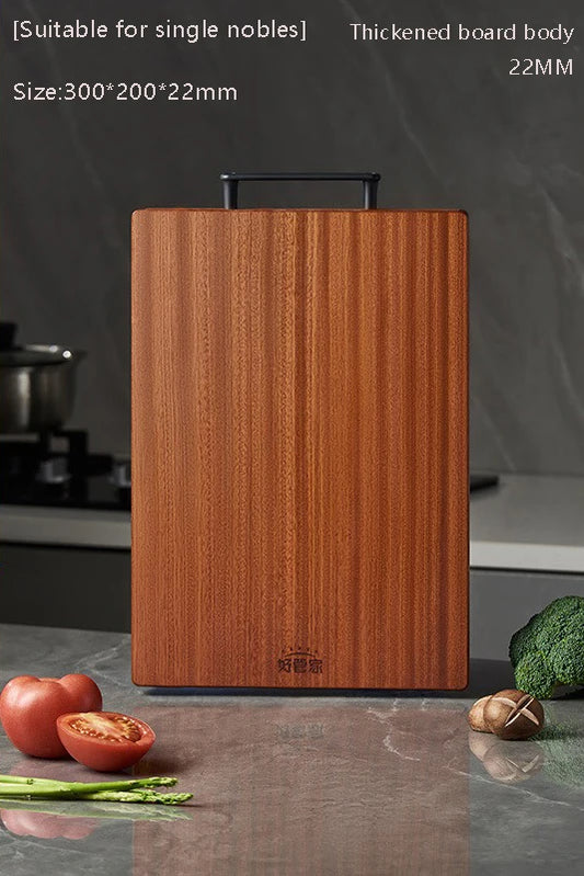 Wood Cutting Board Hickened Ebony Cutting Board Antibacterial Mildew Kitchen Accessories Wooden No Paint No Wax