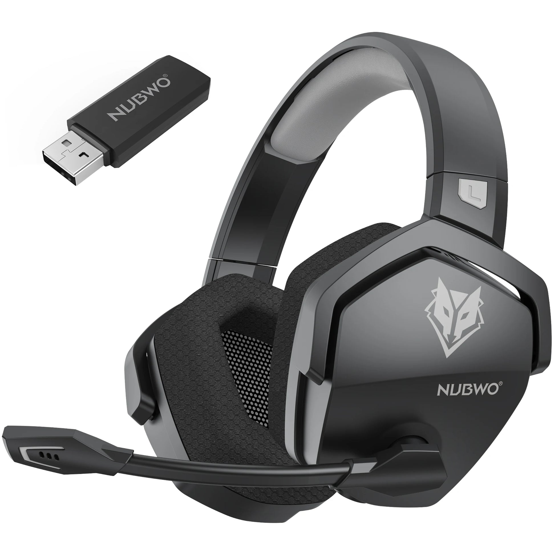 G06 Dual Wireless Gaming Headset with Microphone for PS5, PS4, PC, Mobile, Switch, 2.4Ghz Bluetooth 5.3 Gaming Headphones