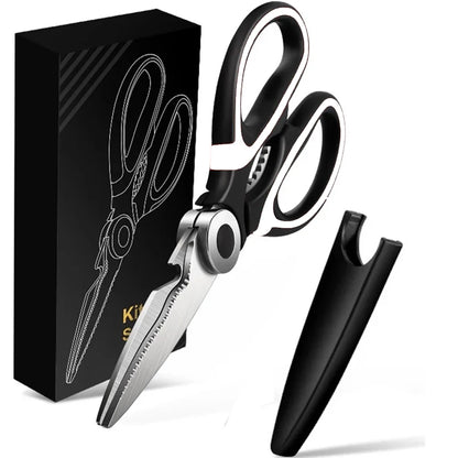 Multifunctional Stainless Steel Kitchen Scissors, Kitchen Utensils, Kitchen Accessories Tools, Chef Scissors Chicken Bone Knife