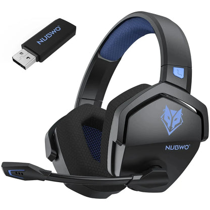 G06 Dual Wireless Gaming Headset with Microphone for PS5, PS4, PC, Mobile, Switch, 2.4Ghz Bluetooth 5.3 Gaming Headphones
