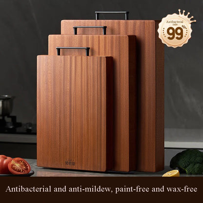 Wood Cutting Board Hickened Ebony Cutting Board Antibacterial Mildew Kitchen Accessories Wooden No Paint No Wax