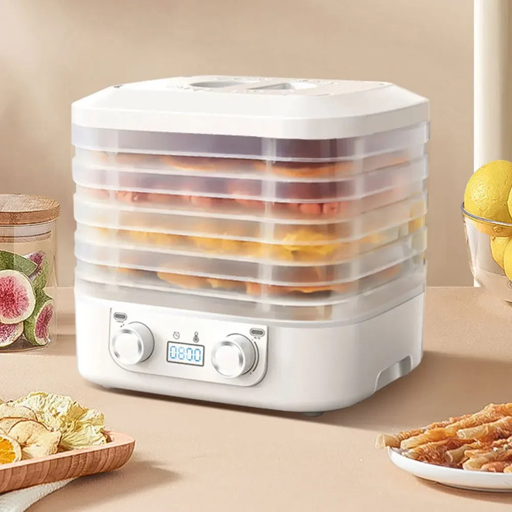 5 Layers Fruit Dryer Electric Meat Grinder Drying Machine for Vegetable Fruit 48 Hours Long Lasting Thermostatic Food Dehydrator