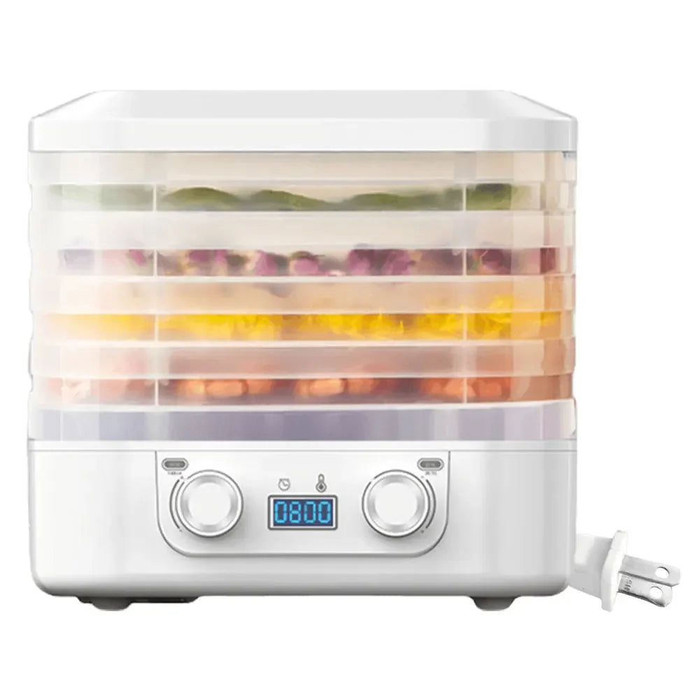 5 Layers Fruit Dryer Electric Meat Grinder Drying Machine for Vegetable Fruit 48 Hours Long Lasting Thermostatic Food Dehydrator