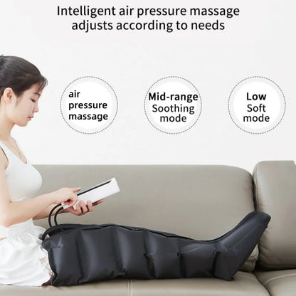 Electric Air Pressure Leg Massager Kneading Squeeze Deep Relaxation Calf Foot with Remote Control