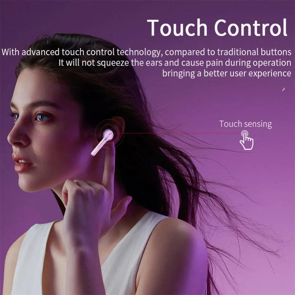 Original XIAOMI J18 Headset Wireless Earphones Bluetooth Headphones Sport Game TWS Earbuds in Ear with Mic Touch True for Stereo