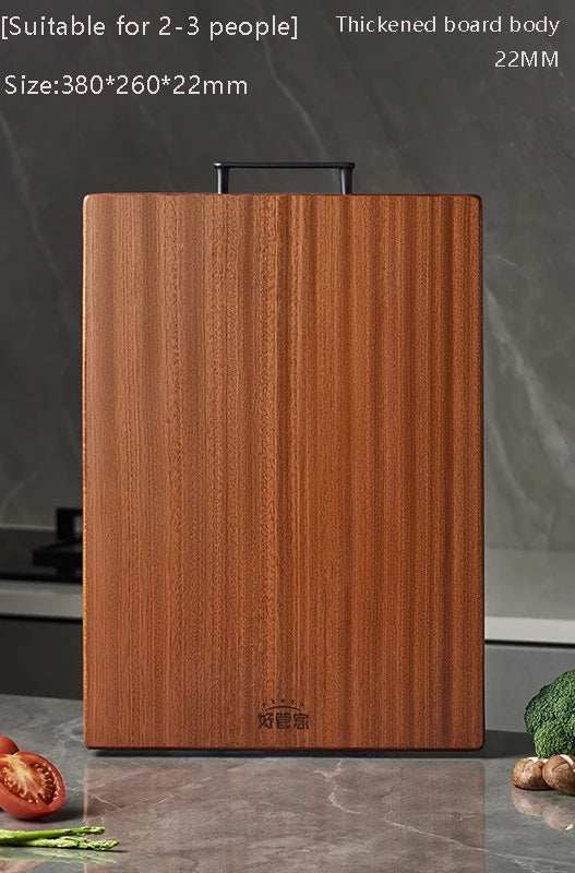 Wood Cutting Board Hickened Ebony Cutting Board Antibacterial Mildew Kitchen Accessories Wooden No Paint No Wax