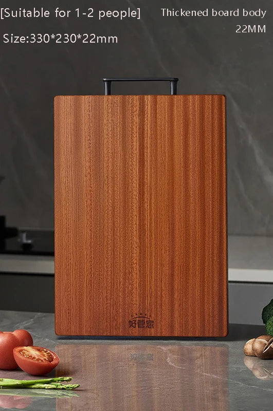 Wood Cutting Board Hickened Ebony Cutting Board Antibacterial Mildew Kitchen Accessories Wooden No Paint No Wax