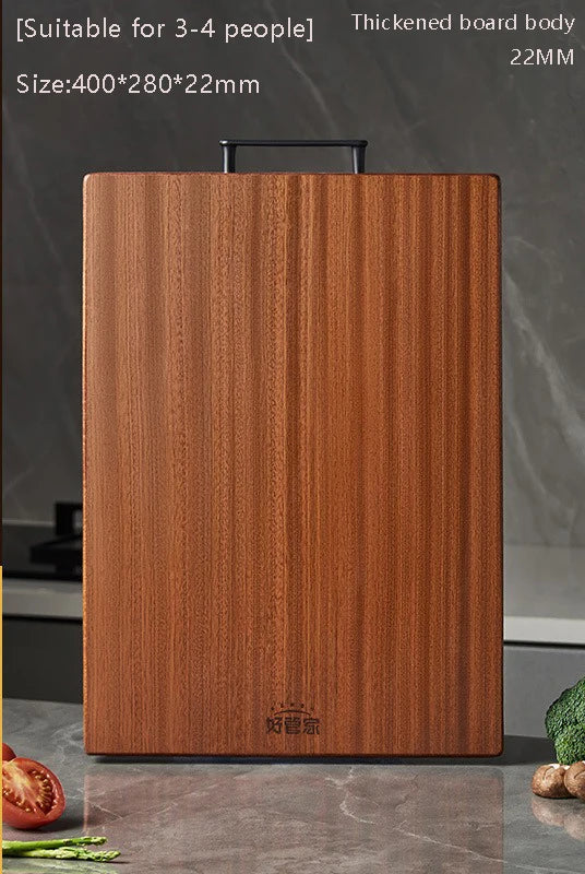 Wood Cutting Board Hickened Ebony Cutting Board Antibacterial Mildew Kitchen Accessories Wooden No Paint No Wax