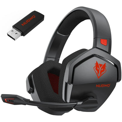 G06 Dual Wireless Gaming Headset with Microphone for PS5, PS4, PC, Mobile, Switch, 2.4Ghz Bluetooth 5.3 Gaming Headphones