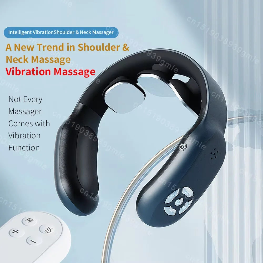 Rejuvenate Your Neck and Shoulders: Premium Heated Finger Pressure Neck Massager for Ultimate Muscle Relief and Relaxation