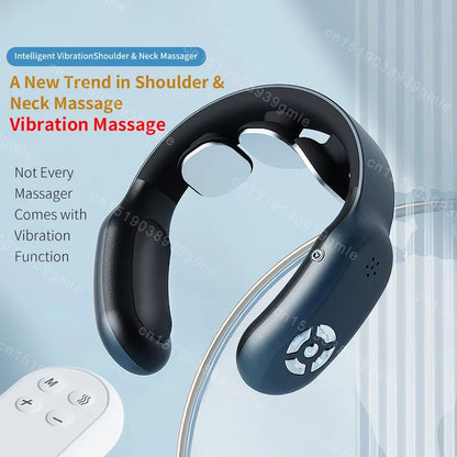 Rejuvenate Your Neck and Shoulders: Premium Heated Finger Pressure Neck Massager for Ultimate Muscle Relief and Relaxation