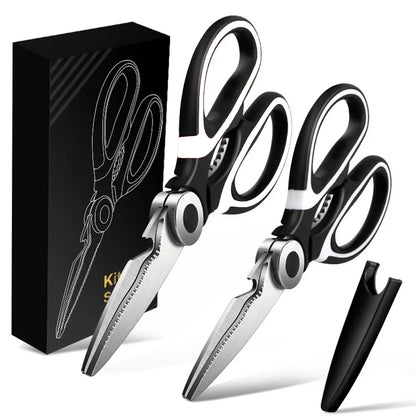 Multifunctional Stainless Steel Kitchen Scissors, Kitchen Utensils, Kitchen Accessories Tools, Chef Scissors Chicken Bone Knife