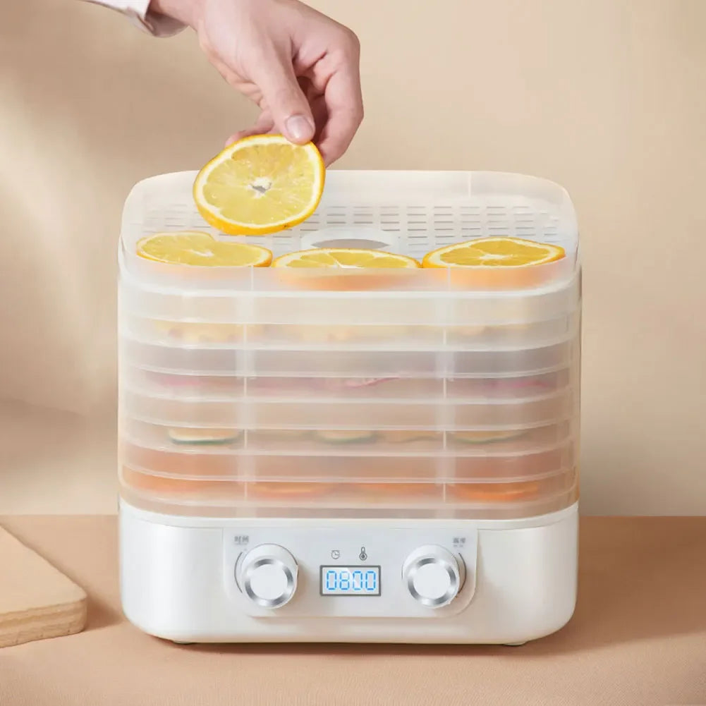 5 Layers Fruit Dryer Electric Meat Grinder Drying Machine for Vegetable Fruit 48 Hours Long Lasting Thermostatic Food Dehydrator