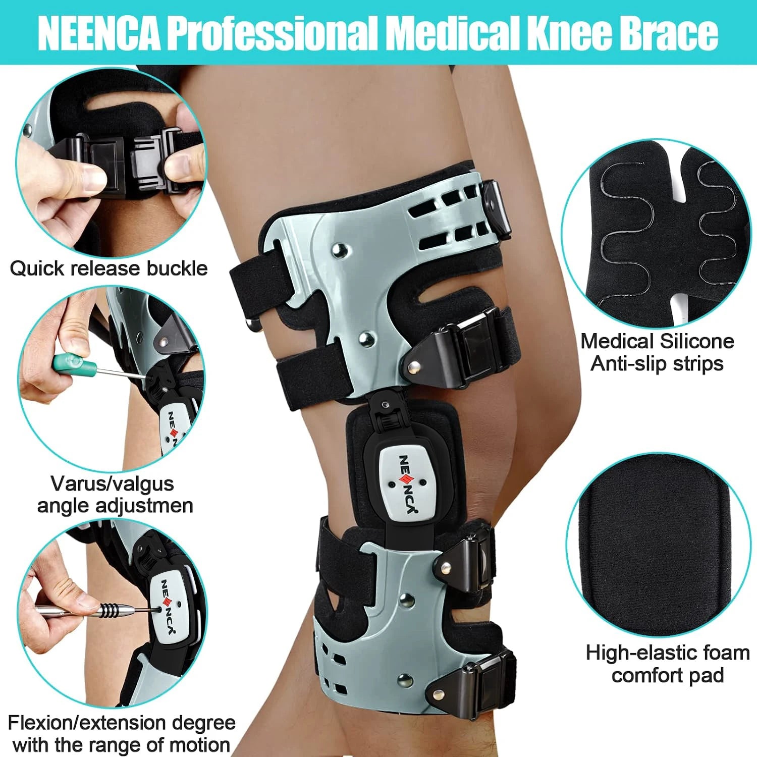 OA Unloader Knee Brace Support for Arthritis Pain Osteoarthritis Cartilage Defect Repair Avascular Necrosis