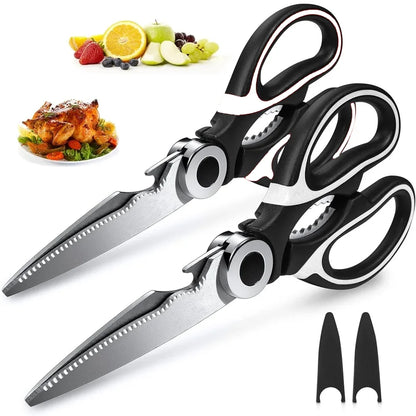 Multifunctional Stainless Steel Kitchen Scissors, Kitchen Utensils, Kitchen Accessories Tools, Chef Scissors Chicken Bone Knife