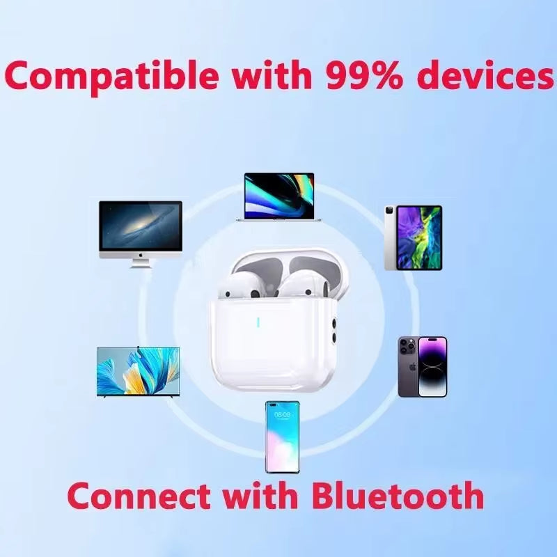 Original Air Pro Bluetooth Earphones Bluetooth 5.3 Auriculares Earbuds Gaming Headset for Iphone Apple Xiaomi Android Phone