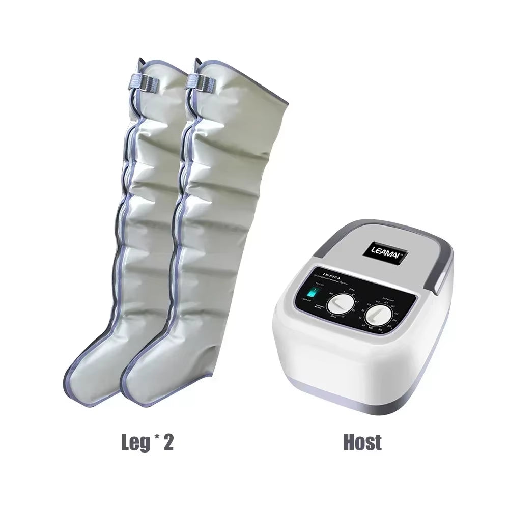 Leg Massager Air Compression Massage Electric Arm Waist Foot Thighs Calves Massage Circulation Pressure 6 Airbag Loop Kneading