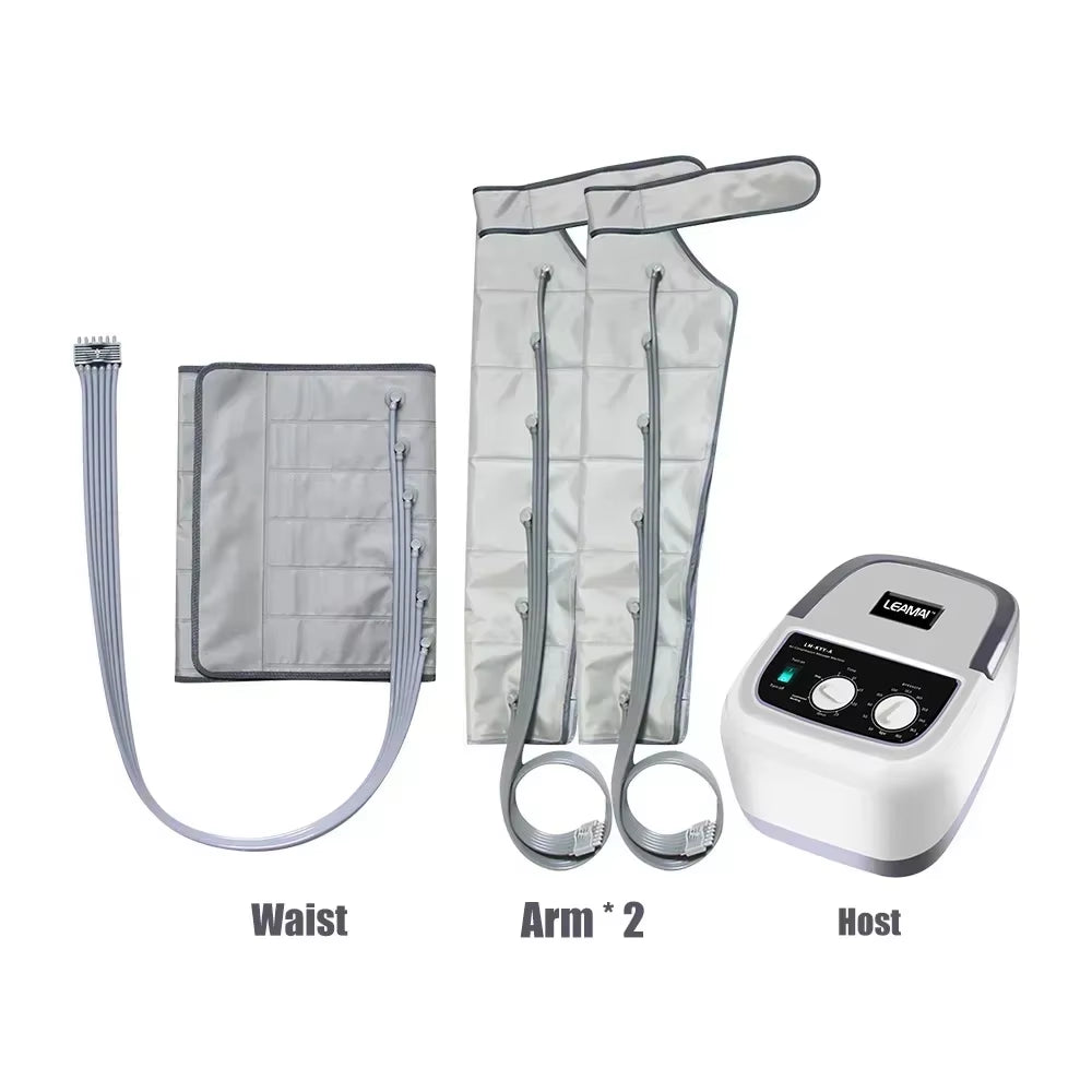 Leg Massager Air Compression Massage Electric Arm Waist Foot Thighs Calves Massage Circulation Pressure 6 Airbag Loop Kneading