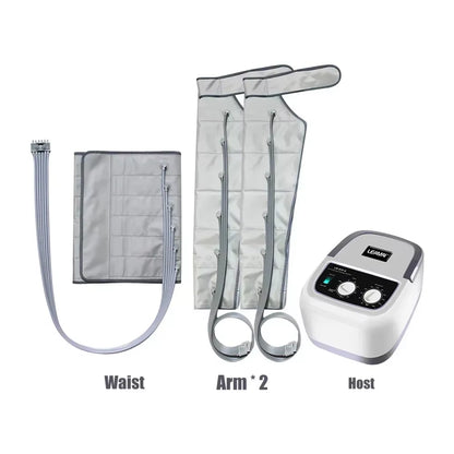 Leg Massager Air Compression Massage Electric Arm Waist Foot Thighs Calves Massage Circulation Pressure 6 Airbag Loop Kneading