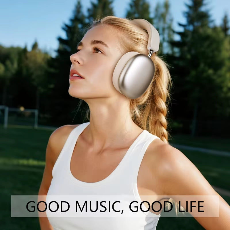 NEW Wireless Bluetooth Headphones Noise Cancelling Earphones Mic Pods over Ear Sports Gaming Headset for Apple 2025 Hot