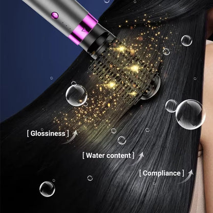 2025 Electric Hair Dryer 5In1 Multifunctional Hair Straightener Negative Ion Hair Care Curler Blow Dryer Styling Set Strong Wind