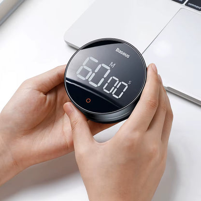 Digital Kitchen Timer Magnetic Countdown Alarm Clock Work Study Baking Reminder Stand Desk Cooking Clock Stopwatch Timer